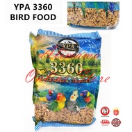 YPA 3360 Lovebird & Cockatiel 3360 Bird Food / Makanan Burung (600G)