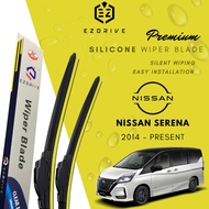 EZDRIVE Premium Silicone Soft Wiper Blade for car model Nissan SERENA Wiper Blade