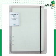 Iron shackle notebook with plastic/leather cover A5 checkered 5x5 with 100 sheets of thick paper KLo