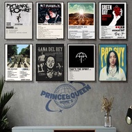 Music Wall Poster Modern Vintage BandAlbum MDF Wood 20x30cm 15x20cm 30x40cm Frame