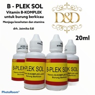 VITAMIN B KOMPLEK BURUNG BERKICAU B-PLEKSOL MENJAGA KESEHATAN STAMINA