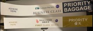 cathay pacific 國泰航空 港龍 Dragonair first class business tag 行李貼 貼紙 絕版