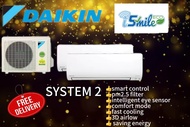 Daikin iSmileEco Inverter  Air conditioner 9000btu package SYSTEM 2/3/4 (5 ticks / R32) AIRCON WITH INSTALLATION