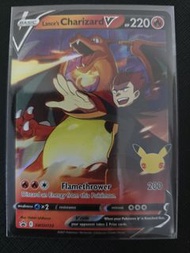 英文版 寵物小精靈 卡 咭  pokemon Lance's Charizard V 閃卡 不議價