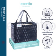 ecentio Tas Bekal/Alumunium Foil Lunch bag /Tote bag Waterproof Insulation Cold Bales Big tas lunch（