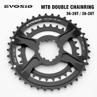 EVOSID MTB Double Chainring 36-26T 38-28T Bike Chainwheel For SRAM GXP XX1 X9 XO X01 GX NX Mountain
