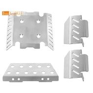 Metal Chassis Kit +Axle Cover Kit for 1/8  Allrock 1/8 H8h V1v2 RC Car Parts