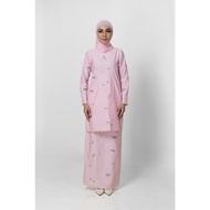 (DEFECT) Idayu Moden Kurung in Pink/Baju Kurung Moden/Baju Kurung Bersulam