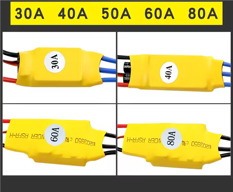 4pcs New Sida XXD brushless ESC electronic governor 30A 40A 50A 60A aircraft model fixed wing multi-