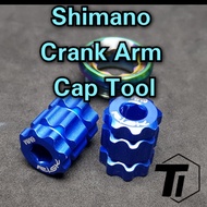 Shimano Crank Arm Install / Removal tool  For Deore SLX XT XTR M785 M8000 M9000 M9100 M9200 crank cap set Hollowtech-II