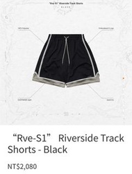 Goopi “Rve-S1” Riverside Track Shorts 黑1