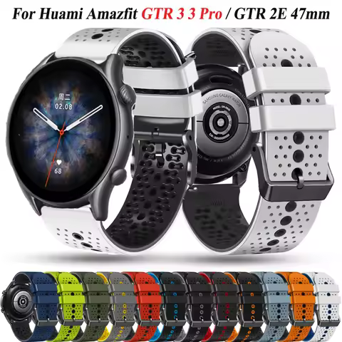 GTR3 Pro Silicone Strap For Amazfit GTR 4/GTR 3 47mm Wristband 22mm Bracelet For Xiaomi Amazfit Stra
