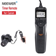 Neewer Shutter Release Timer Remote Control Cord For Canon EOS 550D 600D 650D 700D 1100D 1000D 1D 5D
