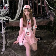 Halloween cos Adult Costume Female Nurse Cosplay Halloween Adult Costume Female Nurse Costume Pink