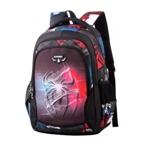 Suitable For Grades 1-9 Children Orthopedic School Backpack Boys School Bags Girls Waterproof Backpa
