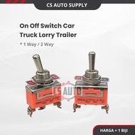 ON OFF Switch 1 way 2 way 2pin 3pin Lorry Car Trailer  Treler Truck Motor