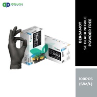 BERGAMOT SE NITRILE POWDER FREE GLOVES 100PCS
