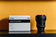 誠可小議【Sigma】35mm F1.4 DG DN ART for sony(公司貨)momo購入 含B+W保護鏡