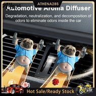 Athena✪Car Air Vent Clip Weightlifting Dog Air Freshener Car Outlet Vent Perfume Clips Acrylic Car I