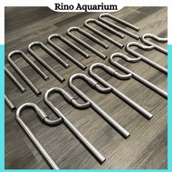 Stainless Steel In Out Set Ø12 || Ø16 Used for Aquarium Tank Filter