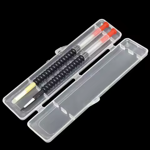2pcs Eggs Rearing Move Needle Shift Spring Retractable Black Beekeeping Supplies Grafting Tool Plast