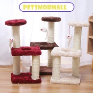 Petsmormall Cat Tree F Cat Tower Natural Sisal Scratching Posts Climbing Playing Kitten Cradle Bed Condo