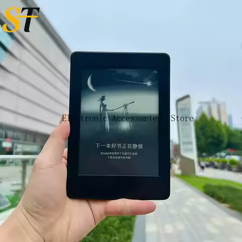 Kindle Paperwhite 4 6" 300ppi E-ink Reader, IPX8 Waterproof (KPW4) | Also for Kindle Paperwhite 3 & 