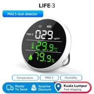 Dienmern PM2.5 Air Quality Monitor | Accurate Detection for PM2.5, Temperature & Humidity on LED Scr