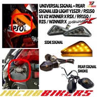COMBO SET UNIVERSAL SIGNAL + REAR SIGNAL LED LIGHT Y15ZR / RS150 V1 V2 WINNER X RSX / RR150 / R25 / 