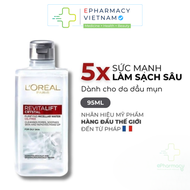 [COMBO] Nước Tẩy Trang LOreal Revitalift Crystal 95ml + Gel Rửa Mặt La Roche-Posay Effaclar Gel Mous