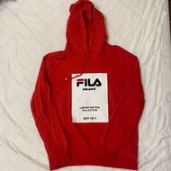 Fila 紅色帽T