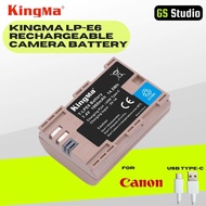 KingMa T-LPE6 1960mAh 7.4v USB-C Li-ion Battery Replacement Battery For Canon 5D2 5D3 60D 70D 6D 7D Camera