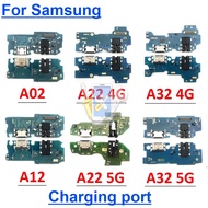 For Samsung A02 A12 A22 A32 4G 5G Charging Board Port Cable with Fast Charging IC
