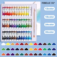 LIVESTAR 12/24/36colors Watercolor Paint Set in Tubes Art Academy Gouache Pigment Kit 5ml/Tube Water