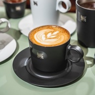 STANLEY 晨光時刻 雙層不鏽鋼卡布奇諾咖啡杯盤組 / 消光黑
