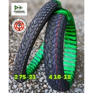 PAIR 410-18 & 275-21 On/Off Road DUAL SPORT TUBELESS TIRE ( FORWARD TL923 )
