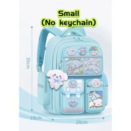 42cm/39cm 𝗘𝗿𝗴𝗼𝗻𝗼𝗺𝗶𝗰 Primary School Backpack Kuromi Cinnamoroll Capybara Stella Bag Girl Boy Beg Seko
