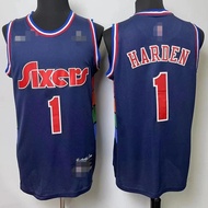 Philadelphia 76ers #1 James Harden Jersey,hight quality Embroidered