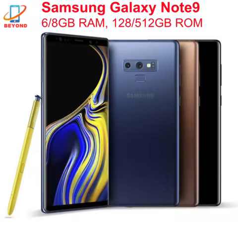 Samsung Galaxy Note9 128/512GB ROM 6/8GB RAM LTE Octa Core 6.4" NFC Original Unlocked Cell Phone