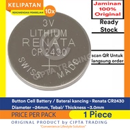 Button cell battery Renata Cr2430 Button battery/