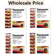 Wholesale  sg seller free shipping Panasonic Battery CR1632 CR1620  CR1616 CR1220 Button Cell