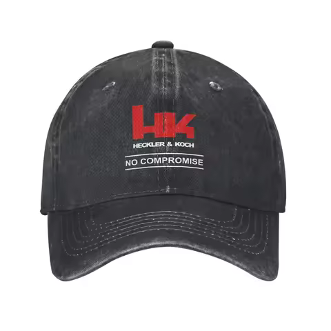 Heckler and Koch Firearms Casual Baseball Cap For Women Men Summer No Compromise With HK Hat y2k Coo