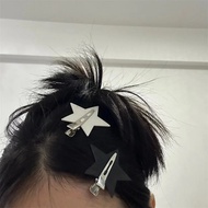 2pcs Sweet Cool Star Hairpin 2023 Korean New Simple Charm Metal Bobby Pin Y2k Alligator Clip Hair Accessories for Girl Headdress Hair Accessories