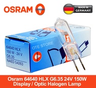 Osram 64640 HLX EHJ 24V 150W G6.35 Xenospot Display / Optic Halogen Lamp (Made In Germany)