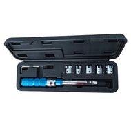 7PCS Drive Click Torque Wrench Set 2-10 NM Spoke Torque Wrench Steel Torque Wrench Set 2-10 NM with 