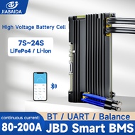 JBD BMS LiFePo4 8S 24V 7S-24S 13S 16S 20S 80A 100A 120A 150A JIABAIDA Smart BMS Bluetooth Balance