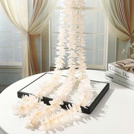 Hanging Wisteria Flowers 1m Long Vines Rose Vines Hanging Vines Sakura Cherry Blossom Blosom