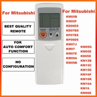New Aircon Remote Control For Mitsubishi  Replacement KM05E KM06E KM09G KD05D SG10 MSY-GE10VA MSY-GE13VA MSY-GE18VA MSY-GE24VA MSY-GE26VA MSXY-FN