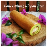 FLOURLESS KETO DEBM KLEPON ROLL CAKE DIABETIC FRIENDLY