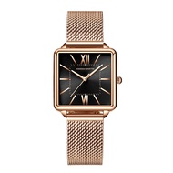 Hannah Martin Cube Women Stainless Quartz Watch